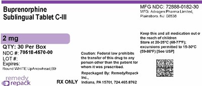Mm1 (Buprenorphine 2mg 70518 4570 00)
